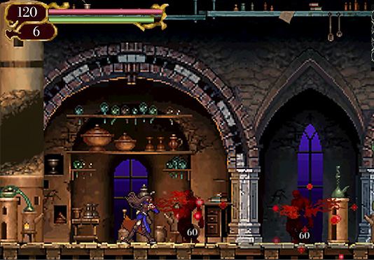 screenshot from castlevania