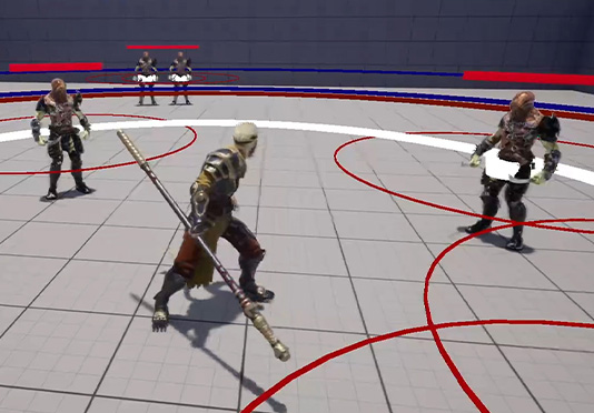 screenshot from combat simulation