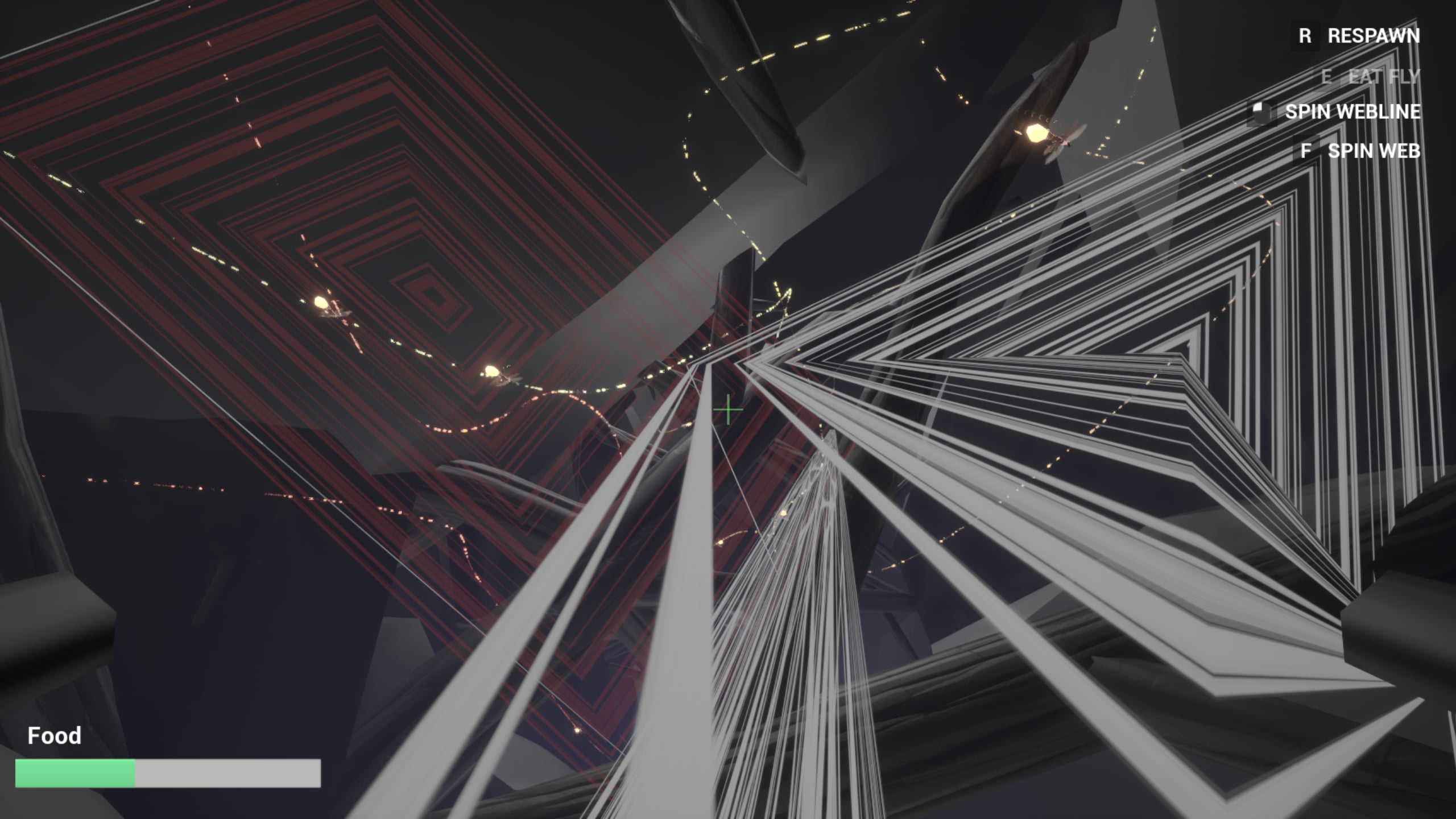 screenshot from spider game