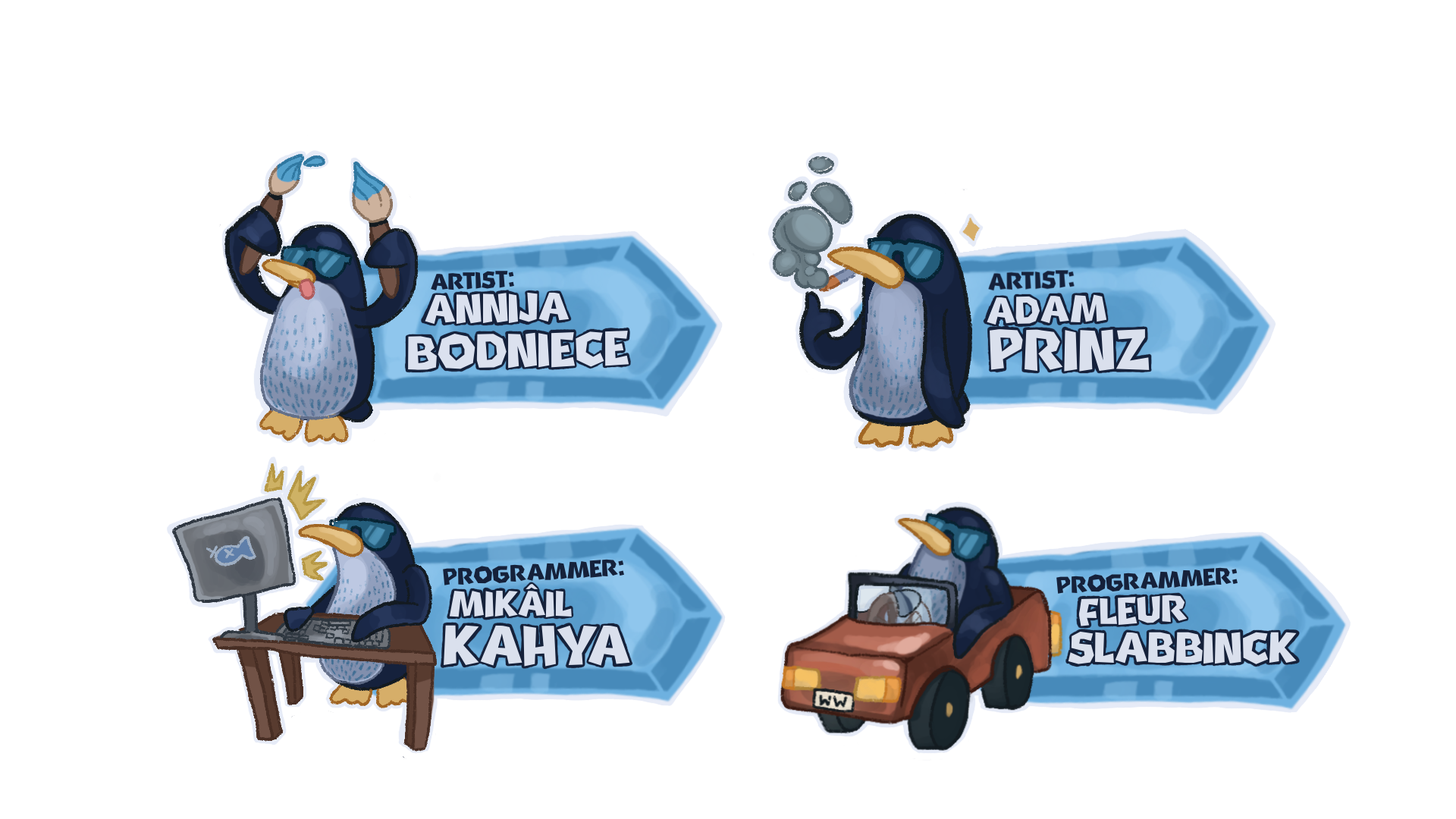 team members winged warfare